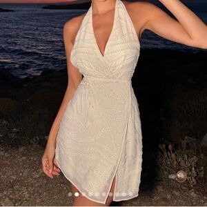 Princess Polly Cream Mini Dress